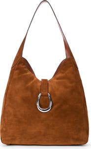 STAUD Maya Suede Hobo Bag