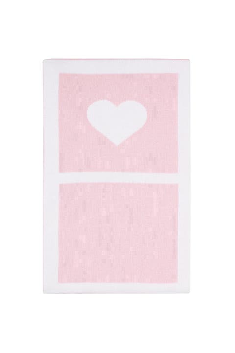 Heart Knit Blanket - Baby