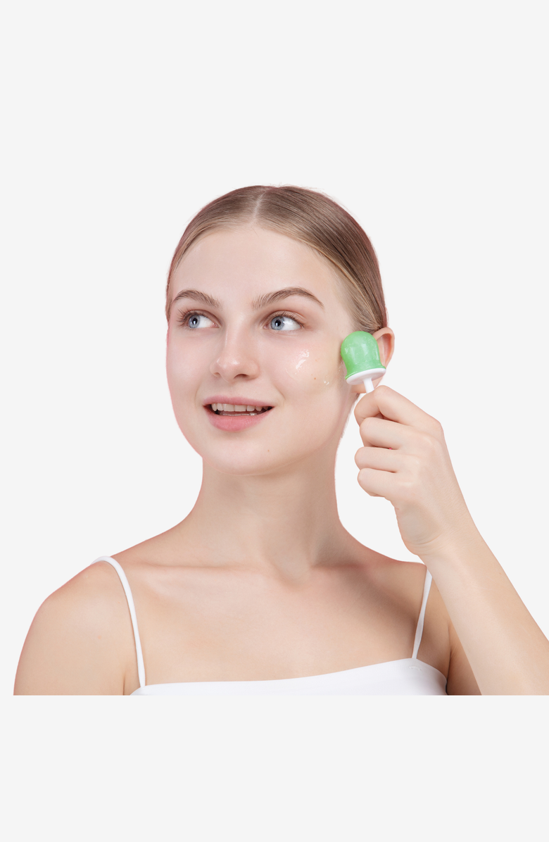 Love and pebble Soothing Barrier Frozen Serum Refill, Alternate, color, Lime Green