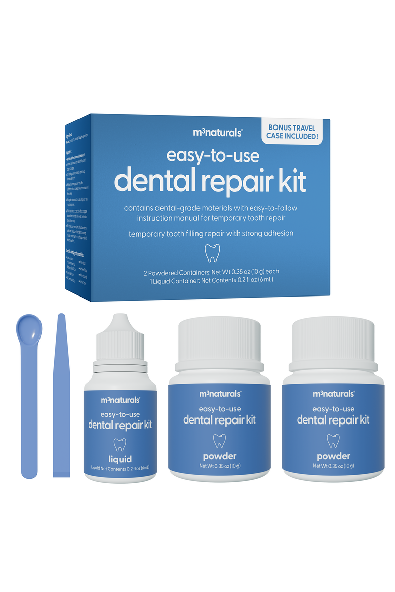 Temporary Tooth Repair Kit with Travel Case, Main, color, No Colour