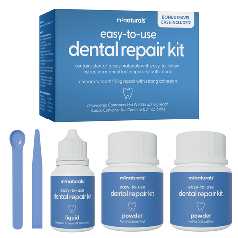 Temporary Tooth Repair Kit with Travel Case