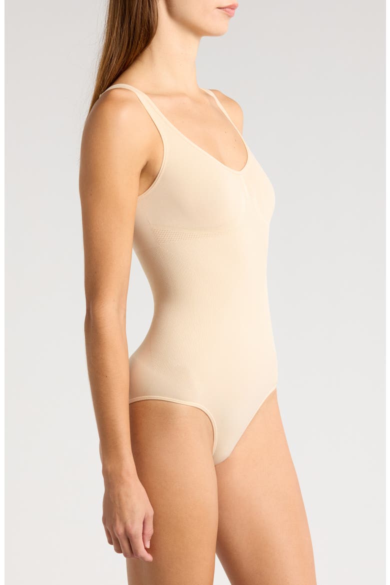 Slim Body Shaping Bodysuit, Alternate, color, LATTE