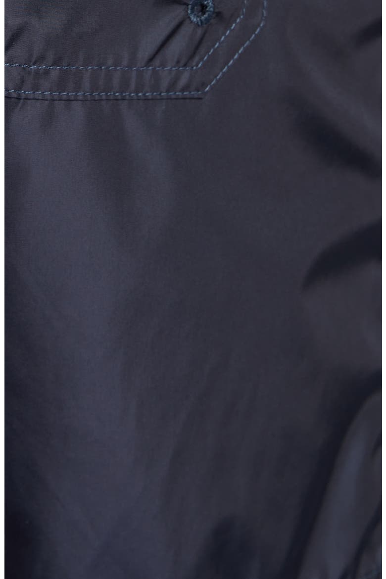 Logo Patch Swim Trunks, Alternate, color, BLACK