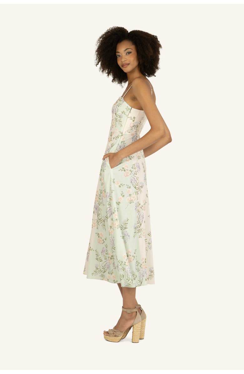 Super Natural by Secret Mission Sue Dress, Alternate, color, Pastel Floral Road Print