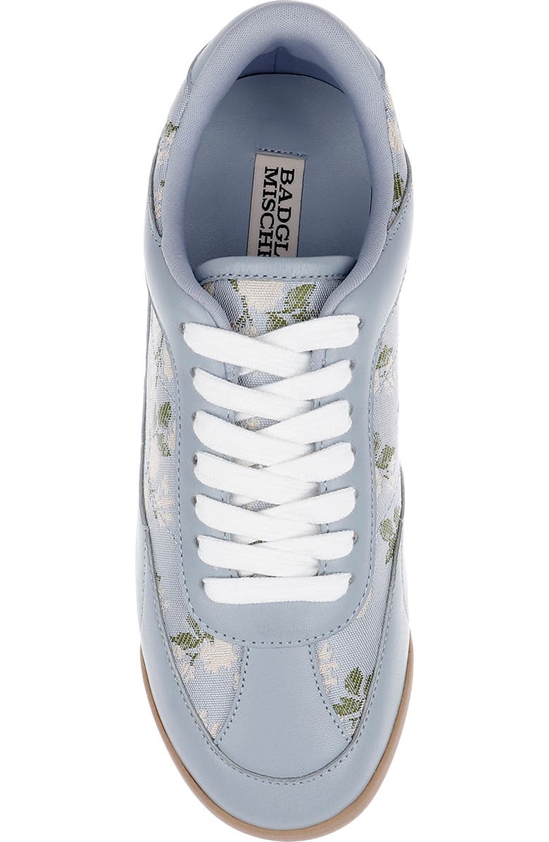 Badgley Mischka Collection Wylie Sneaker, Alternate, color, Mist Blue Fabric