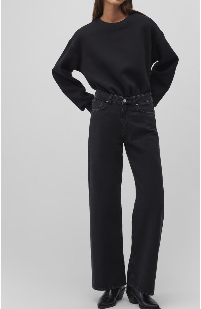 Mavi Jeans Crewneck Sweatshirt, Alternate, color, 