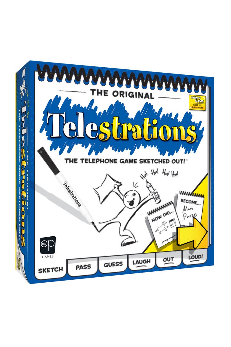 Telestrations Original Family Drawing Game, Main, color, Multicolored