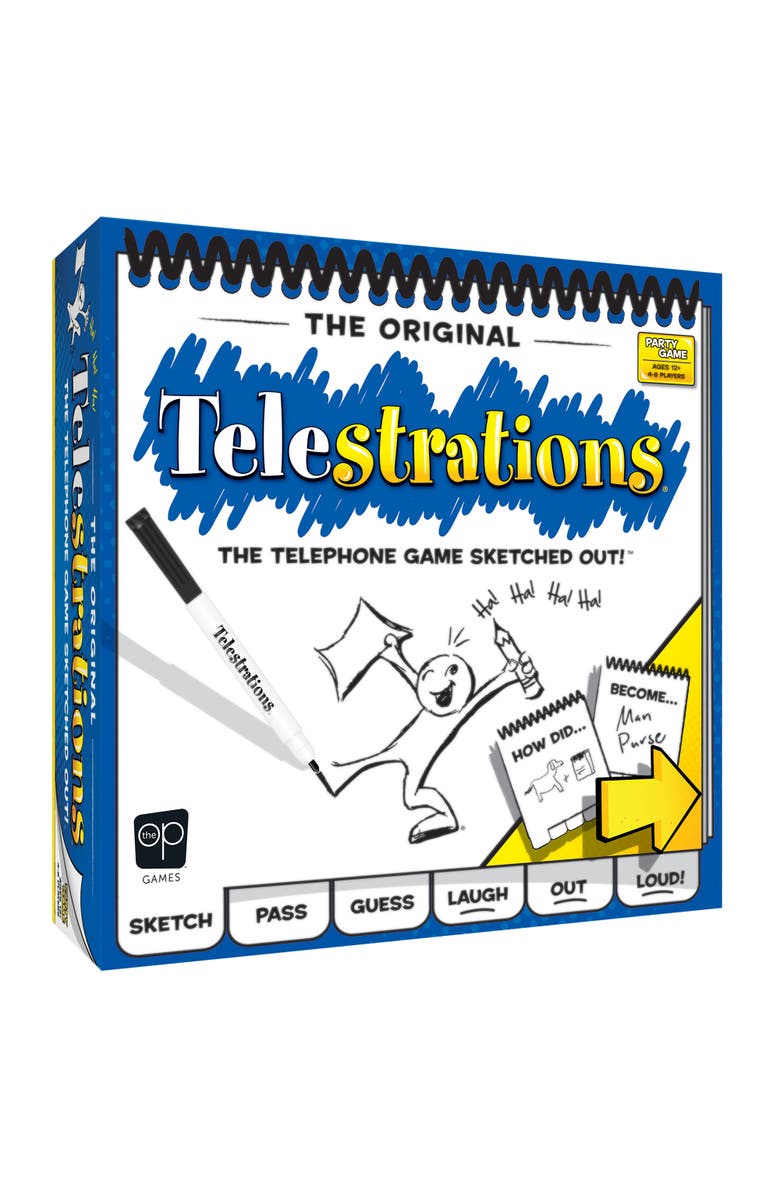 USAOPOLY Telestrations Original Family Drawing Game, Main, color, Multicolored