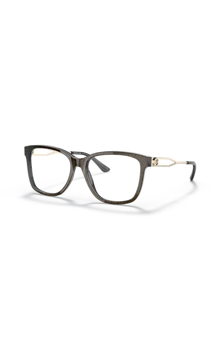 Michael Kors 53mm Square optical glasses, Main, color, Brown