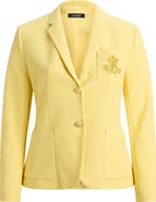 Lauren Ralph Lauren Logo Appliqué Blazer
