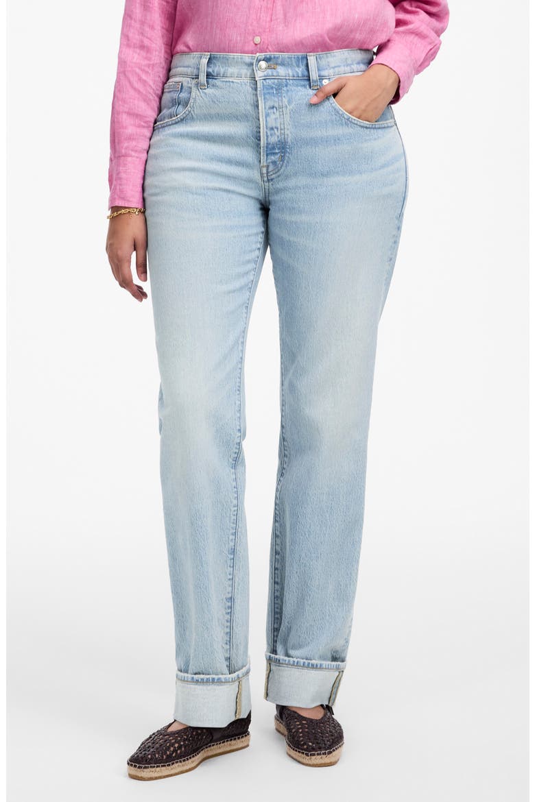Dean Easy Straight Leg Jeans, Alternate, color, FOSTER WASH