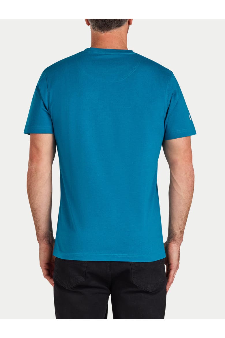 Stitch Embroidery Bull T-Shirt, Alternate, color, Teal