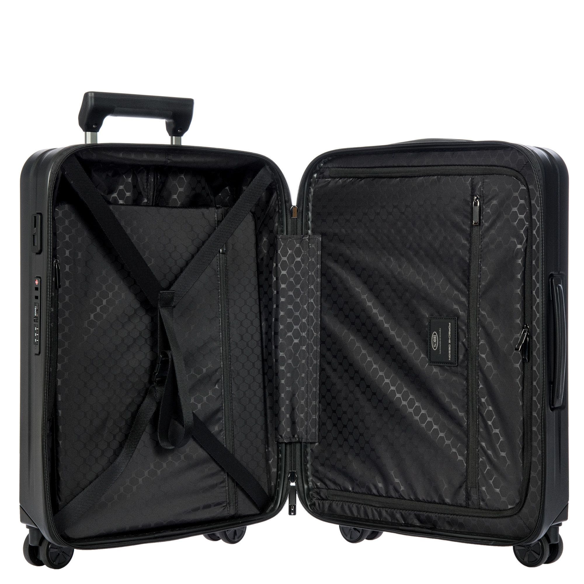 Porsche Design Roadster 21" Carry-on Spinner, Alternate, color, Black Matte