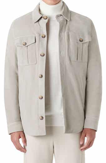 Bugatchi Suede Shirt Jacket