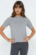 Sweat & Milk Aria Running Seamless Nursing Tee Short Sleeve