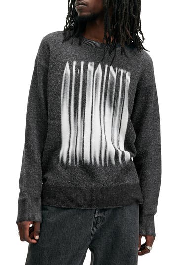 Allsaints Fayde Regular Fit Logo Sweater