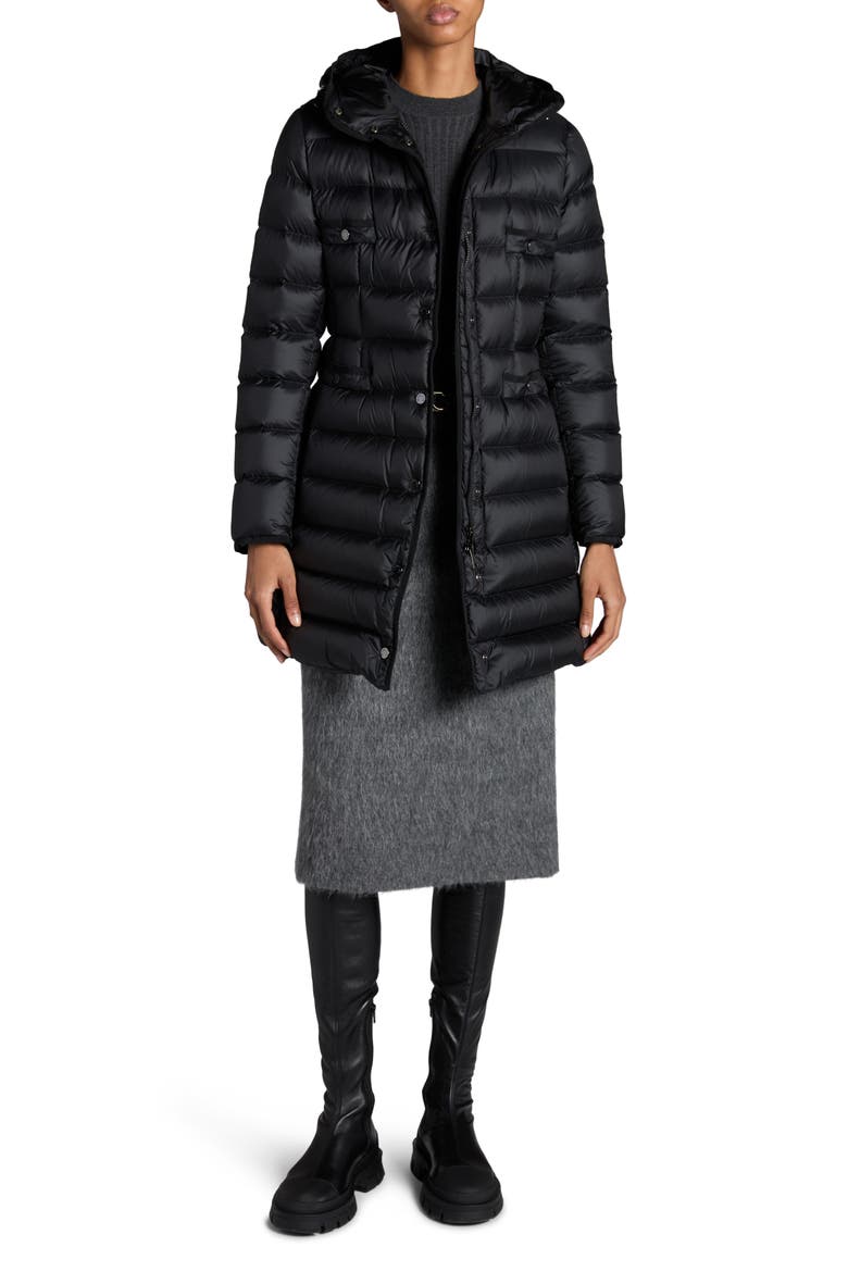 Fuzzy Wool Blend Skirt, Alternate, color, INTENSE GRAY MELANGE