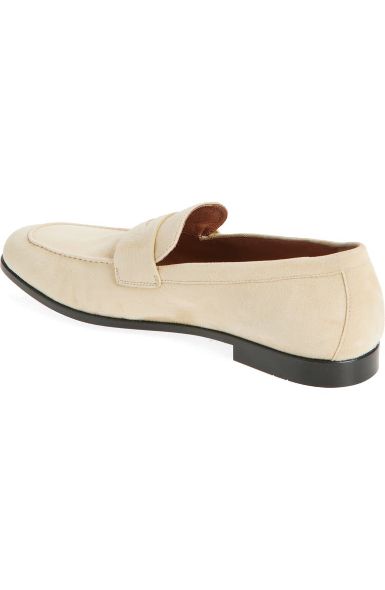 FERRAGAMO Tiberio Penny Loafer, Alternate, color, Ecru Naturale Naturale