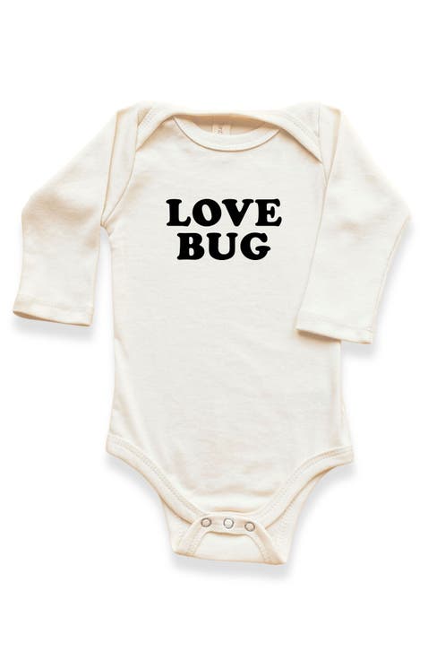 Love Bug Organic Long Sleeve Baby Bodysuit