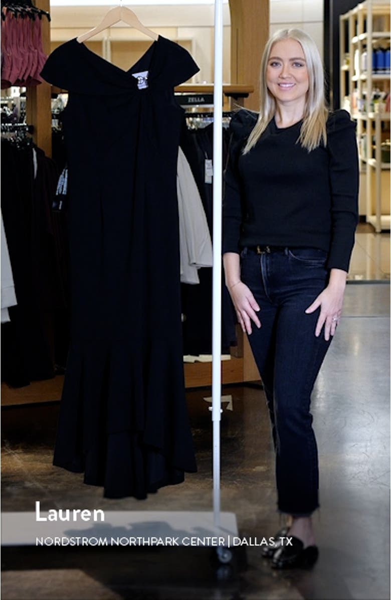 Olivia High-Low Mermaid Gown, sales video thumbnail