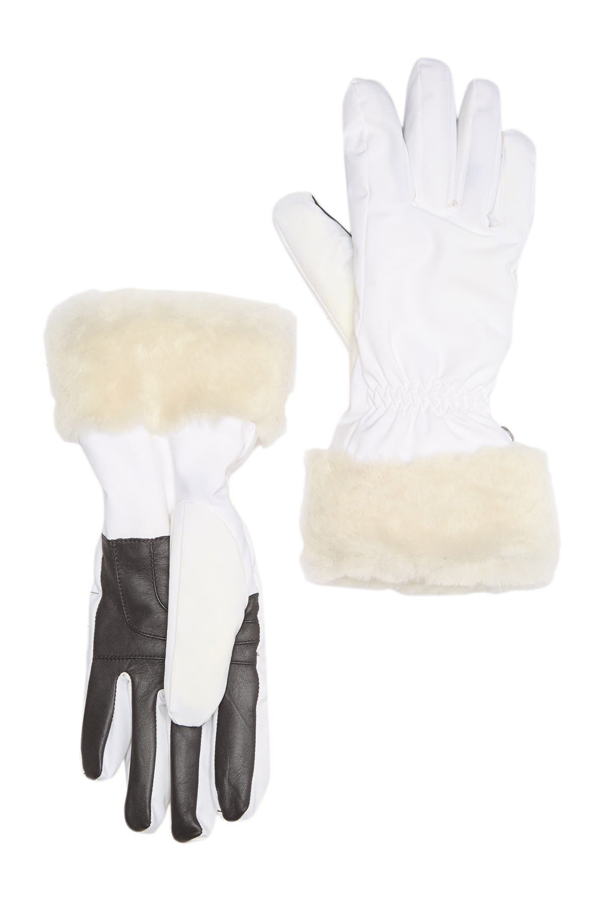UGG® UGG Genuine Dyed Shearling Trim Tech Gloves