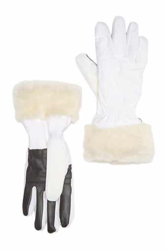 UGG® UGG Genuine Dyed Shearling Trim Tech Gloves
