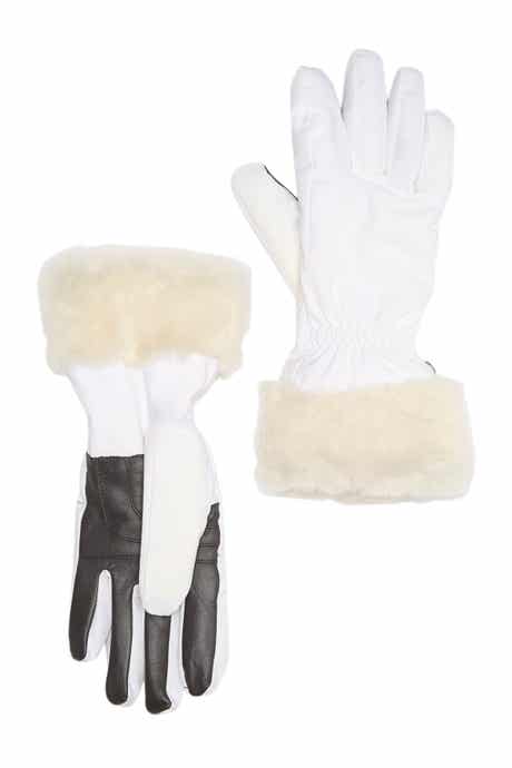 UGG® UGG Genuine Dyed Shearling Trim Tech Gloves