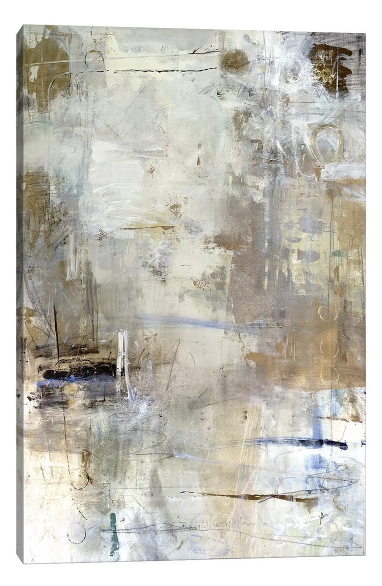 iCanvas Asking for White by Julian Spencer Canvas Wall Art, Main, color, White-Multi