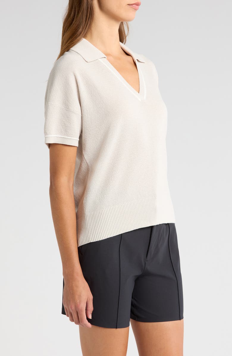Rhone Birdie Short Sleeve Polo Sweater, Alternate, color, 