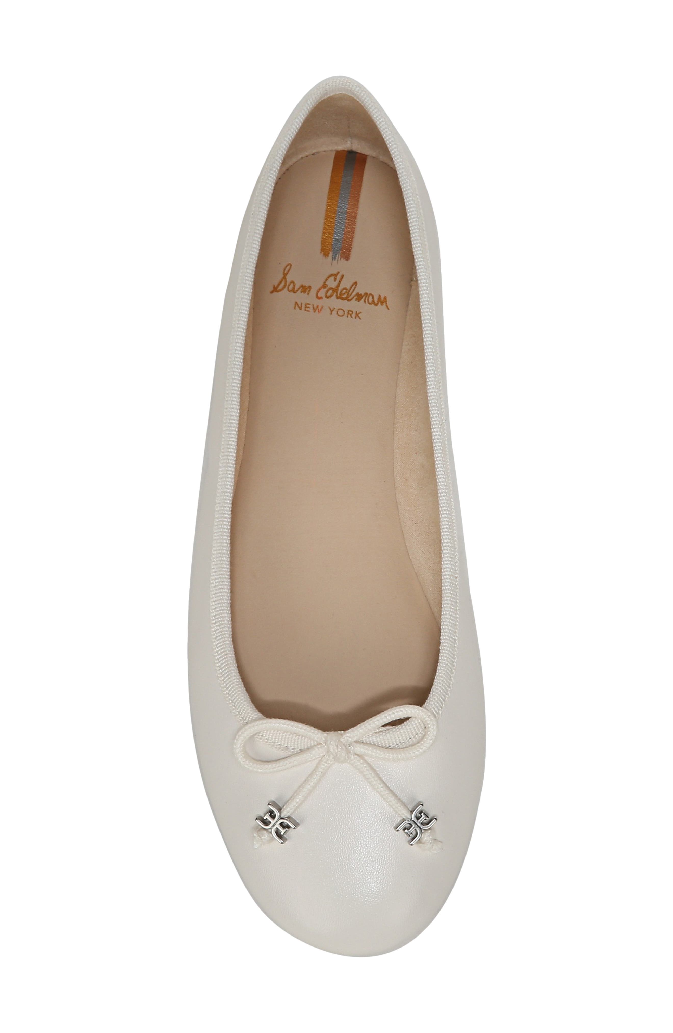 Felicia Luxe Flat, Alternate, color, BRIGHT WHITE