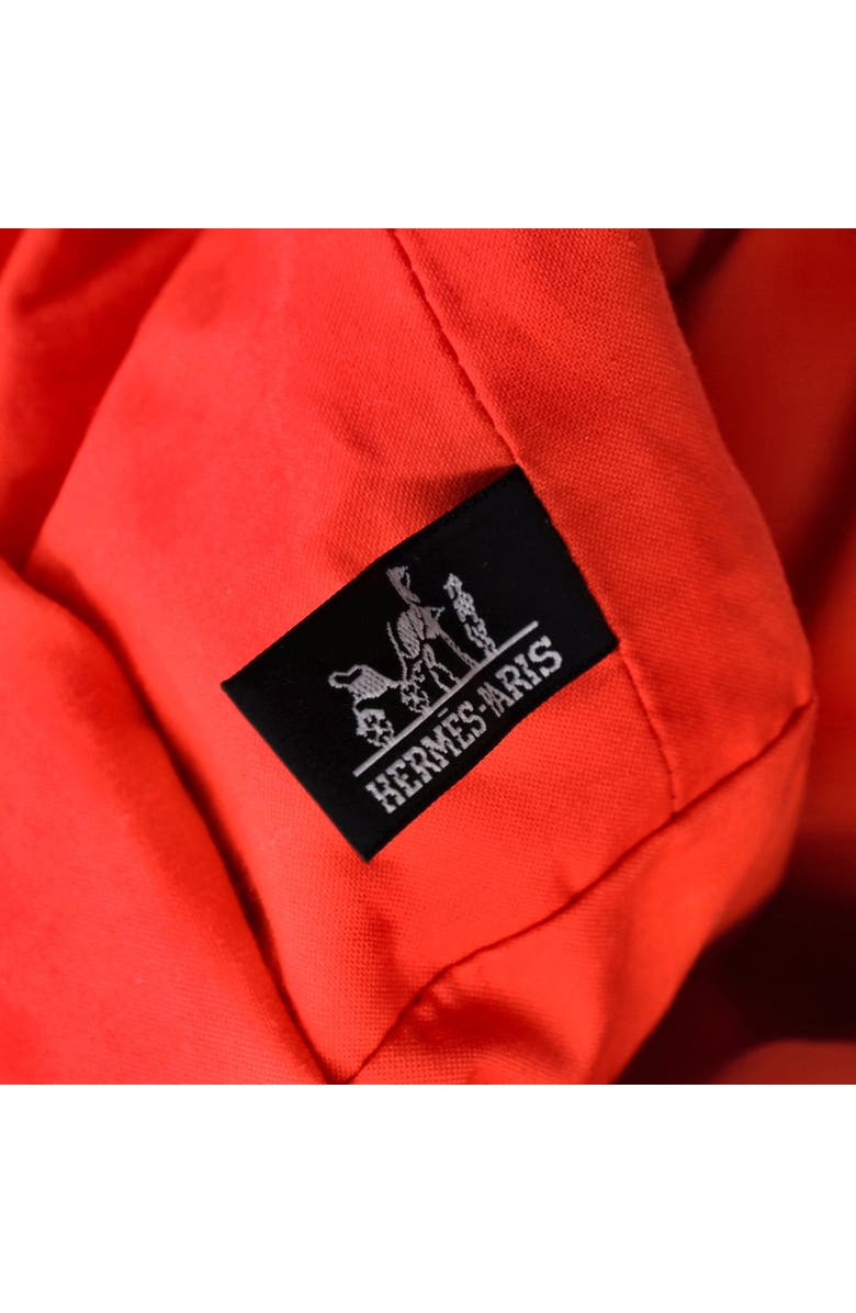 Pre-Owned Hermes Drapeaux Au Vent Bag Printed Canvas Large, Alternate, color, Red