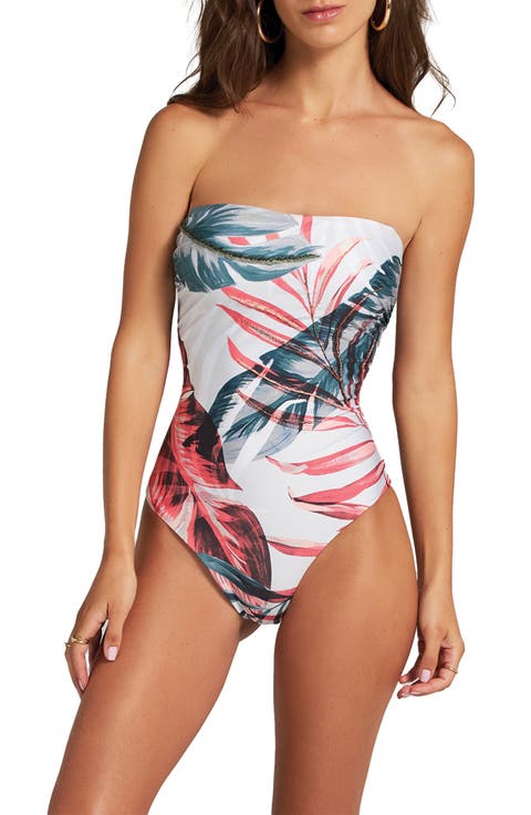 Ruched One-Piece Swimsuit