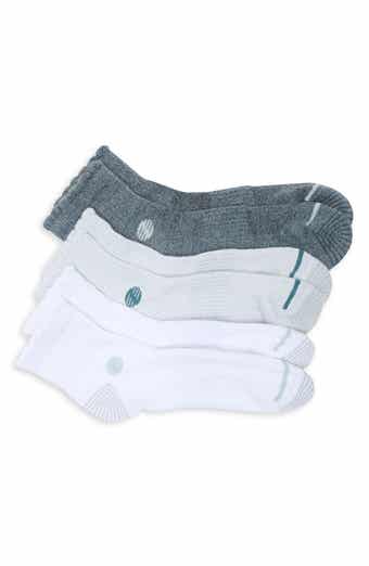3-Pack Lettuce Edge Quarter Crew Socks