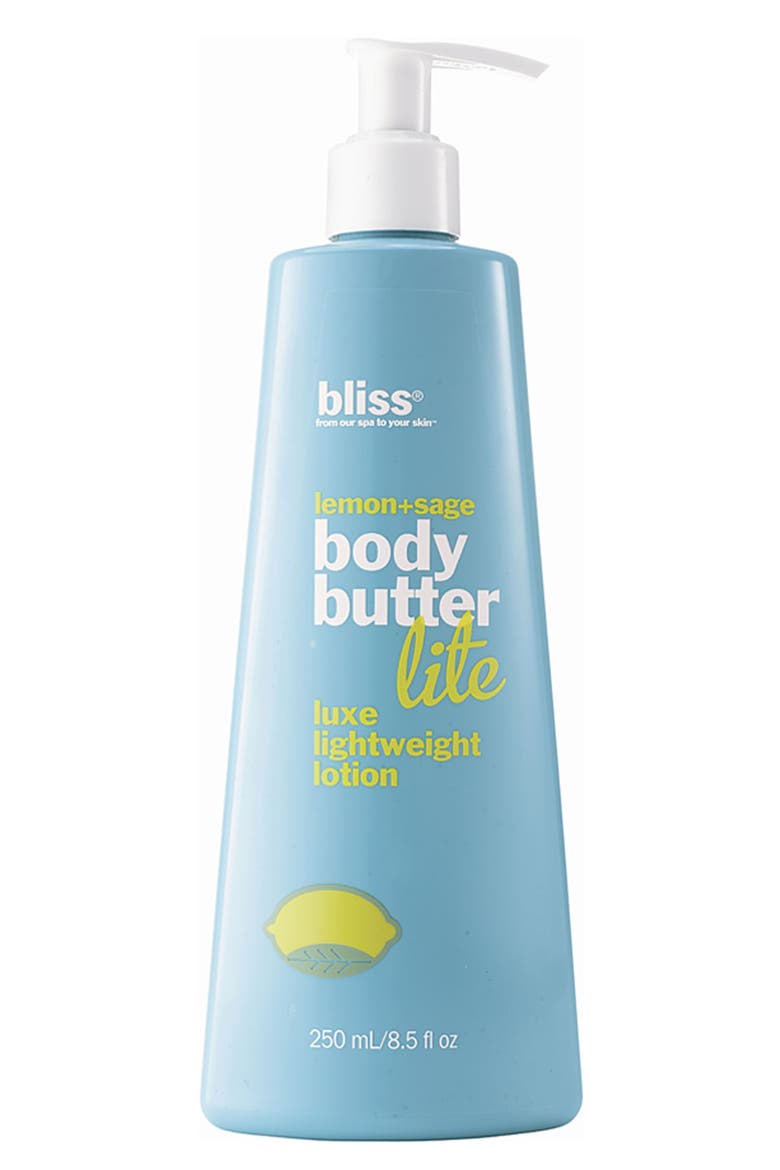 Lemon + Sage Body Butter Lite, Main, color, NO COLOR