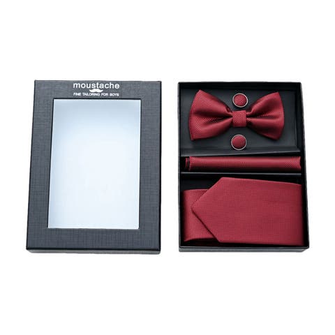 Crosshatch Tie Set (Toddler, Little Kid & Big Kid)