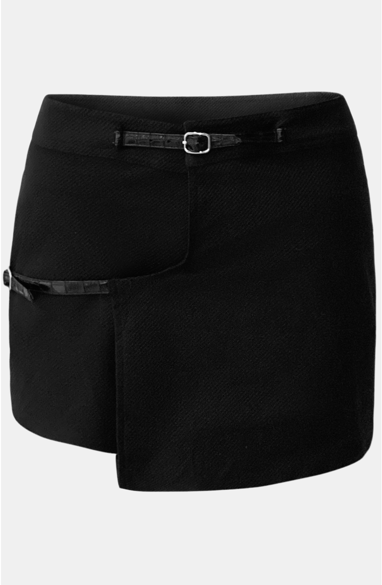 OW Collection Merle Skirt, Alternate, color, Black