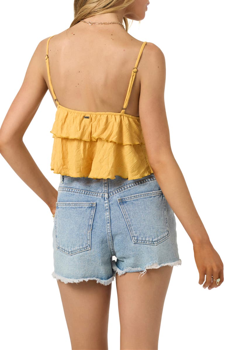 O'Neill Chloey Gauze Camisole, Alternate, color, Bright Gold
