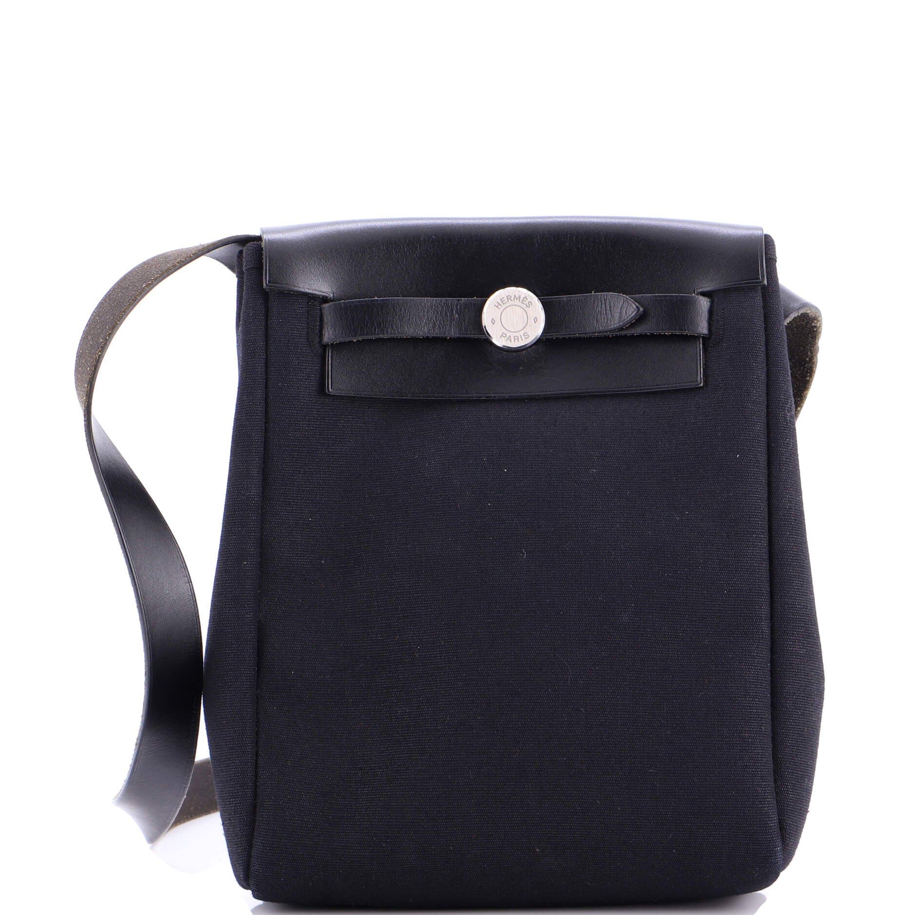 Pre-Owned Hermes Herbag Toile and Leather TPM, Main, color, 