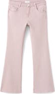 MANGO TEEN Mid Rise Crop Flare Jeans