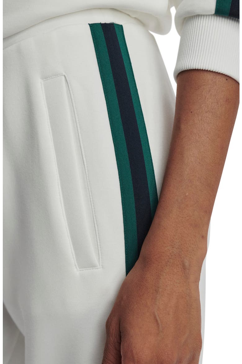 The Slim Stripe DoubleSoft® Joggers, Alternate, color, WHITE/ NAVY/ FOREST
