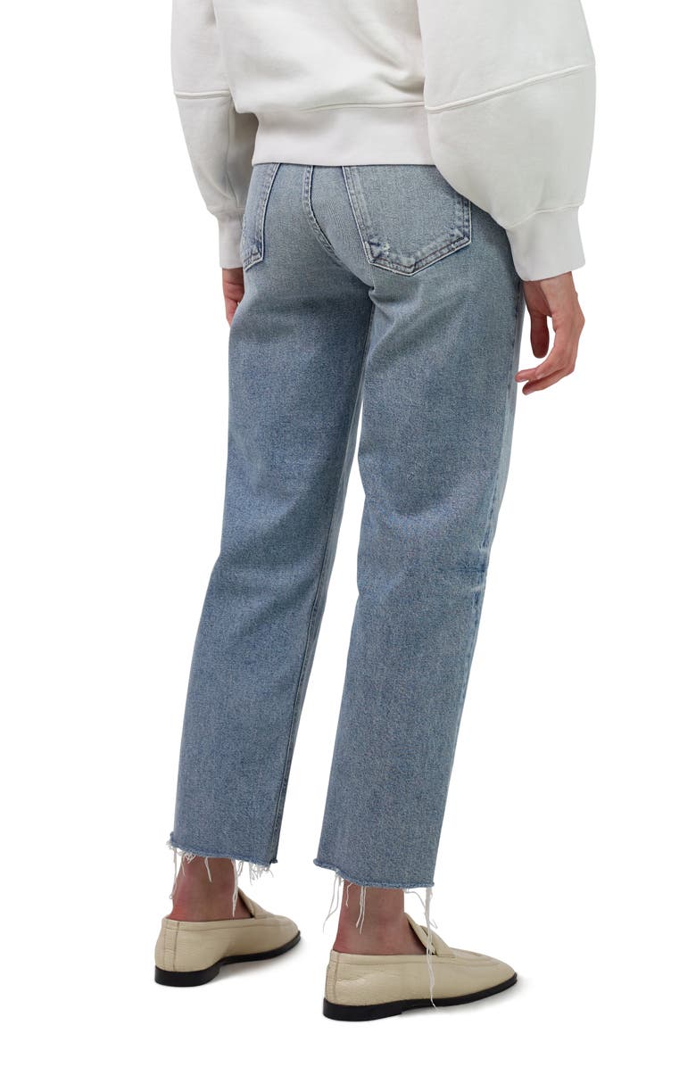 Citizens of Humanity Florence High Waist Wide Straight Leg Jeans, Alternate, color, 