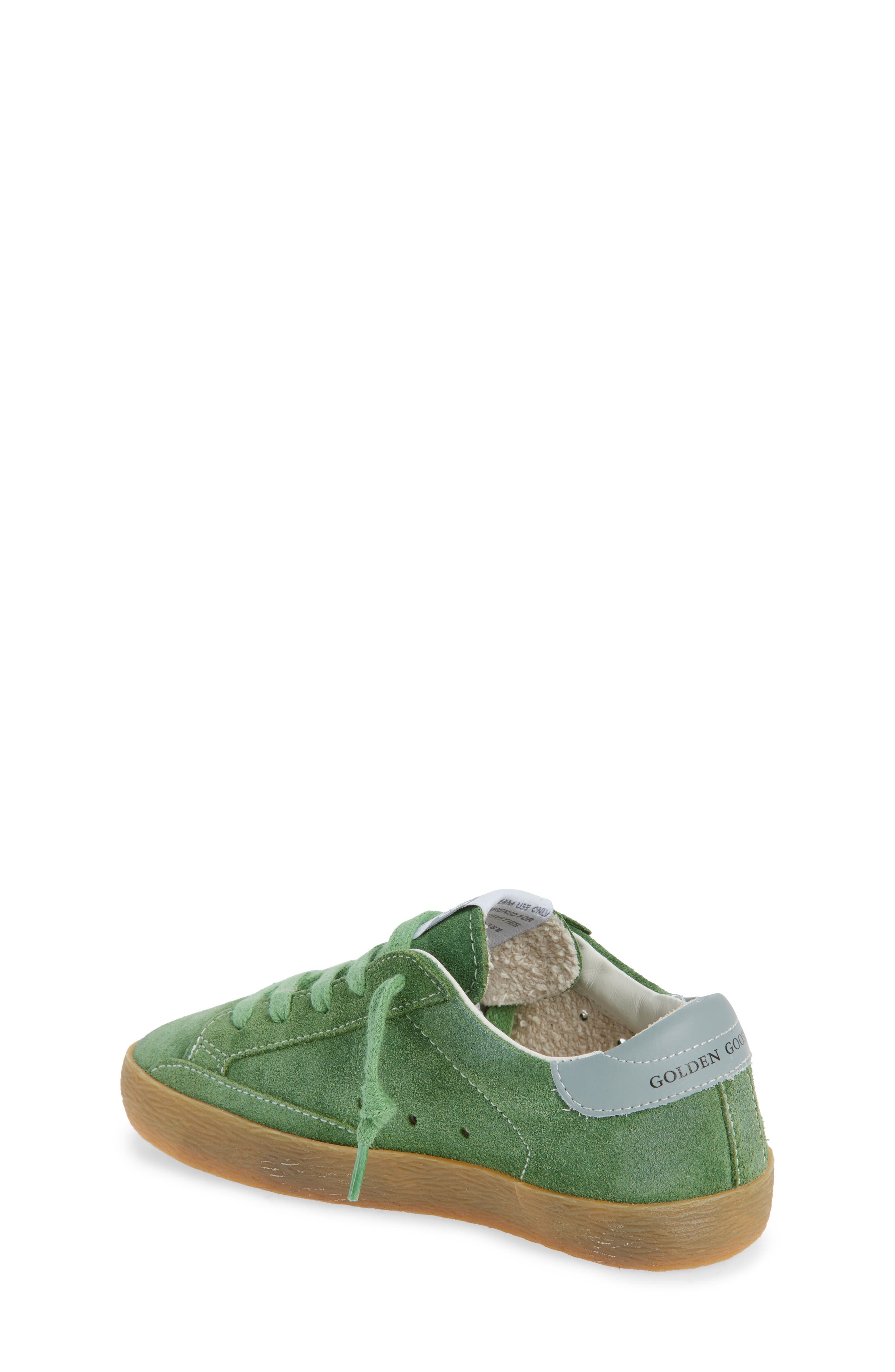 Golden Goose Kids' Super-Star Sneaker, Alternate, color, Green/ Light Blue