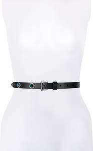 Kurt Geiger London Jewel Stud Leather Belt