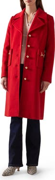 LK Bennett Spencer Recycled Wool Blend Coat
