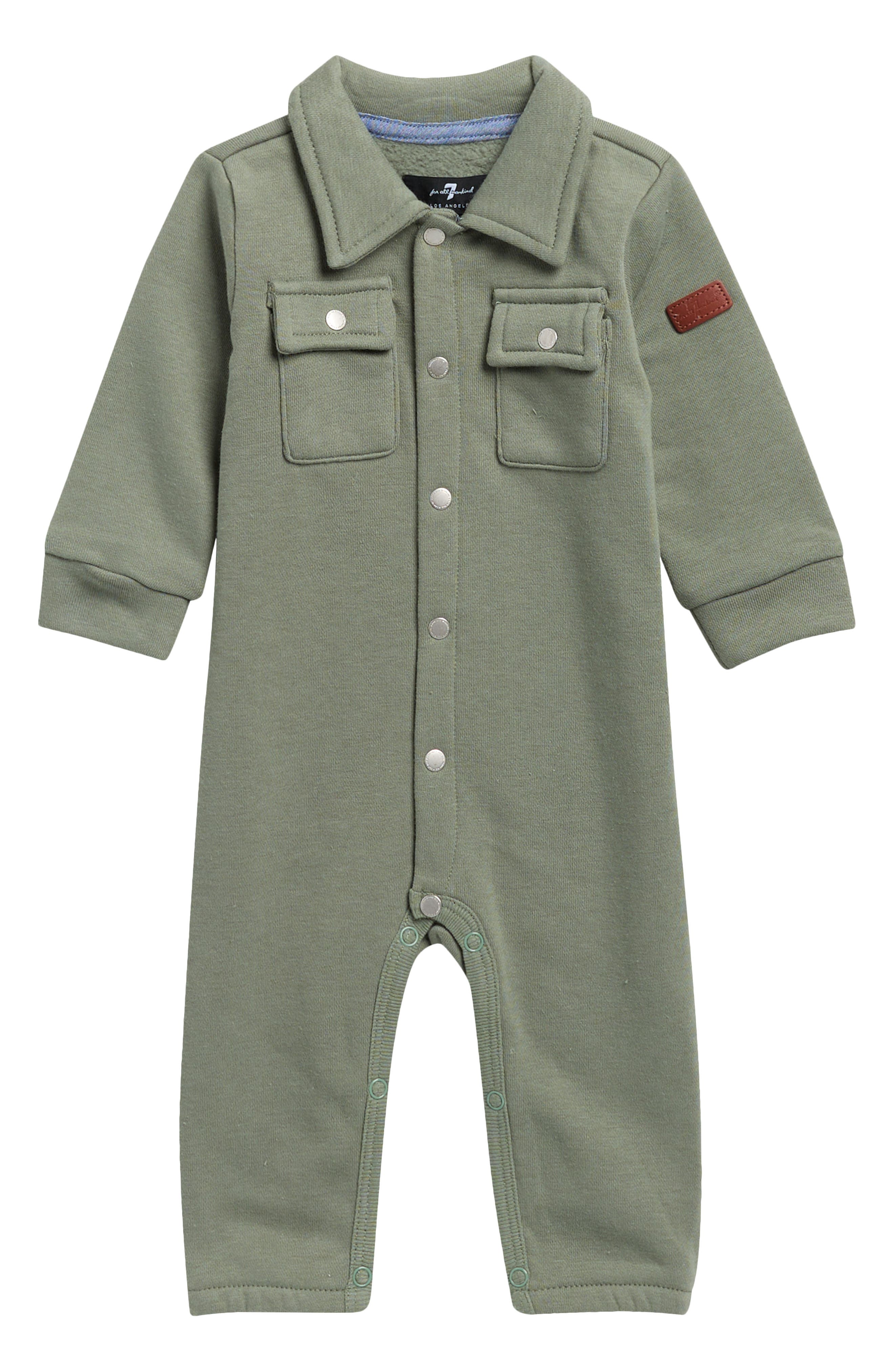 Long Sleeve Cotton Romper