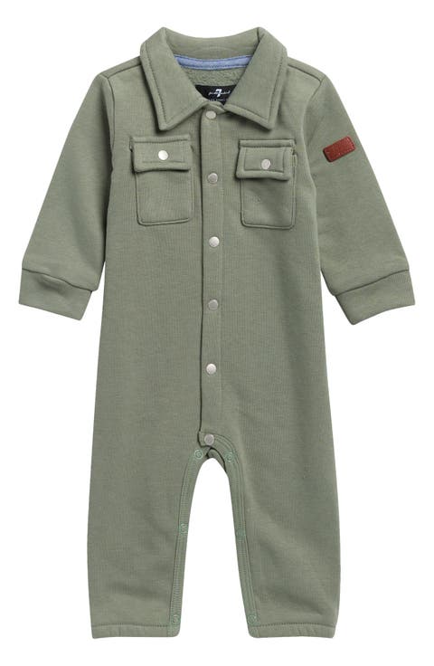 Long Sleeve Cotton Romper