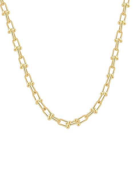 14k Gold Women's 24" Chain Necklace 26 Grams 7.5mm Thick