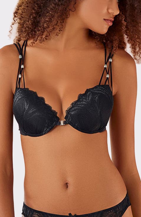 Women's Strappy Push Up Bra