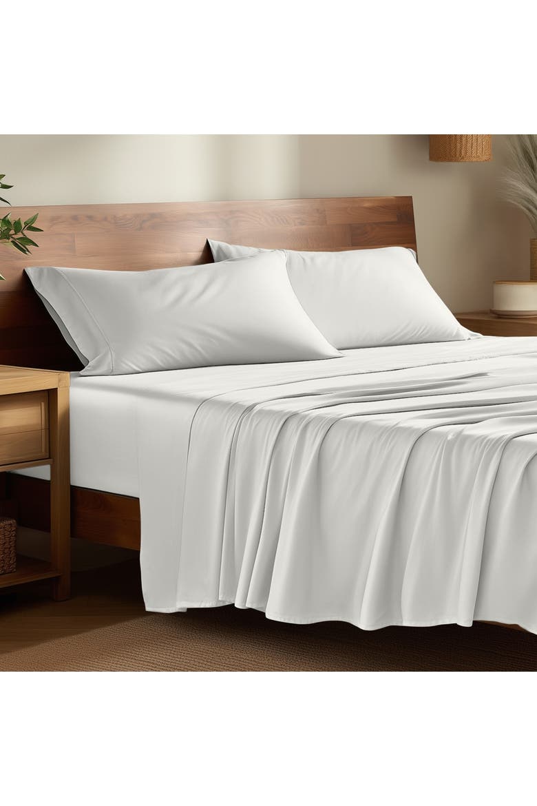 Cooling Rayon Sheet Set, Alternate, color, Antique White