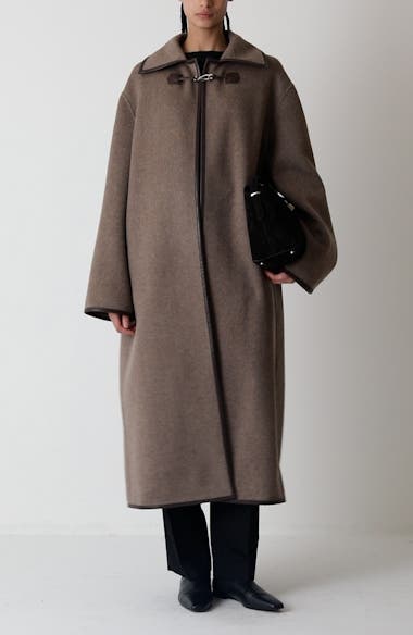 TOTEME Double Clasp Wool Coat | Nordstrom